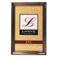 Lawrence Frames  Antique Pewter 4x6 Picture Frame - Bead Border Design