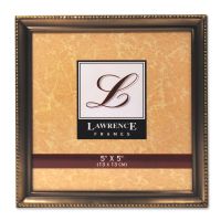 Lawrence Frames  Antique Pewter 5x5 Picture Frame - Bead Border Design