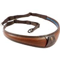 4V Design ALA Top Leather Camera Neck Strap with Metal Ring (Brown/Brown)