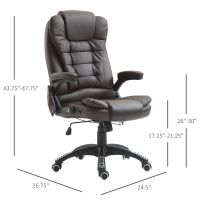 Vegan Leather Heated Massage Chair