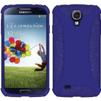 Amzer 95554 Galaxy S4 Silicone Skin Jelly Case, Blue