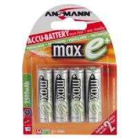 Ansmann 4 Pack  Max e 2500 mAh Batteries