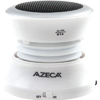 AZECA BT15SWH Rechargable Bluetooth/Line-in Pop-Up Speaker, White