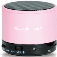 BLUE 17080590 TIGER SoundPODS Bluetooth Speaker, Light Pink