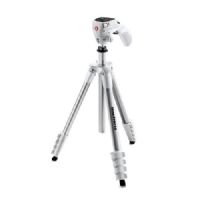 Manfrotto MKCOMPACTACN-WH Compact Action Tripod (White)