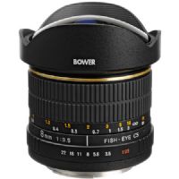 Bower SLY 358C 8mm f/3.5 Fisheye Lens for Canon APS-C EOS Cameras
