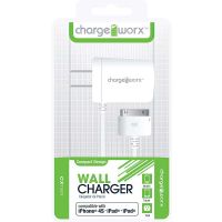 Chargeworx 30-Pin Wall Charger, White