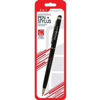 Chargeworx Stylus 2in1 Pen & Stylus, Black