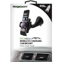 Chargeworx CX9975BK Wireless Charging Car Mount