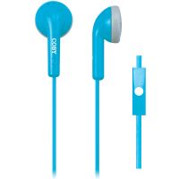 Coby Earbuds with Mic, Blue