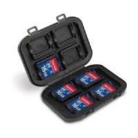 Delkin Devices Weather resistant SD memory card tote - holds 8