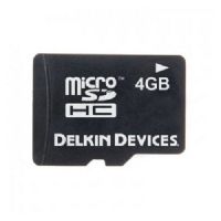 Delkin Devices 4GB microSDHC Memory Cards with SD Adapter