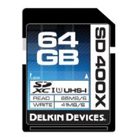 Delkin Devices 64GB SDXC UHS-I Secure Digital Memory Cards, Rated 400X - 65MB/s Read, 41MB/s Write