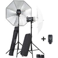 Elinchrom BRX 250/250 Umbrella To Go Kit