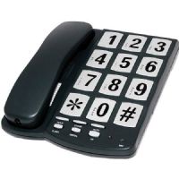 Emerson EM300BK Big Button Phone, Black