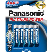 ENELOOP LR03XE10B Platinum Power AAA Alkaline Batteries, Pack of 10