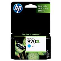 Hewlett Packard - HP 920XL Cyan Officejet Ink Cartridge, Yield: 700 Pages