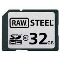 Hoodman RAWSDHC32GBST RAW STEEL 32GB SHDC Class 10 Memory Card