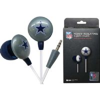 iHip NFF10200DAL NFL Earbuds, Dallas Cowboys