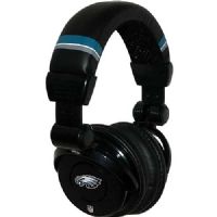 iHip NFH26PHE NFL Pro DJ Headphones, Philadelphia Eagles