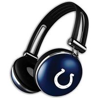 iHip NFL Rugged Headphones with Built-in Mic, Indianapolis Colts