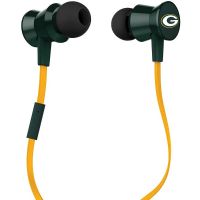 iHip NFL Earbuds with Mic, Green Bay Packers