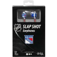iHip NHE10200NYR NHL Earbuds, New York Rangers
