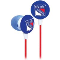 iHip NHENYR NHL Earbuds, New York Rangers