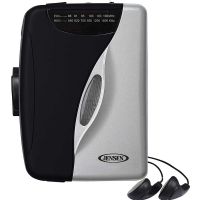Jensen Portable Stereo Cassette Player with AM/FM Radio & Earbuds