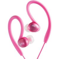 JVC Sports Ear-Clip Earbuds, Pink