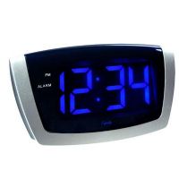 La Crosse 75904 LED Blue Digit USB Alarm Clock