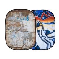 Lastolite LL LB5714 Urban Collapsible 1.5 x 2.1m Distressed Paper/Graffiti