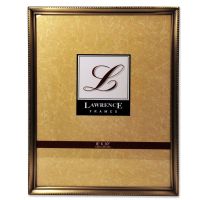 Lawrence Frames  Antique Brass 8x10 Picture Frame - Bead Border Design