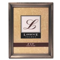 Lawrence Frames  Antique Pewter 4x5 Picture Frame - Bead Border Design