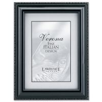 Lawrence Frames 710657D 5x7 Hinged double Silver Standard Metal Picture Frame