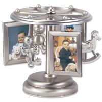 Lawrence Frames  Baby Frame-Go-Round Multi 2x3 Picture Frame - Wind Up Design