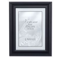 Lawrence Frames  310080 Black Metal Classic Rope 8x10 Picture Frame