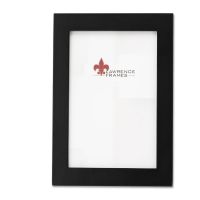 Lawrence Frames  Black Wood 8x12 Picture Frame