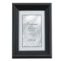 Lawrence Frames  Black Wood 8x12 Picture Frame - Tuxedo