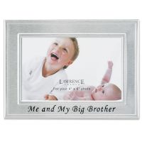 Lawrence Frames  Big Brother Silver Plated 6x4 Picture Frame - Me And My Big Brother Design