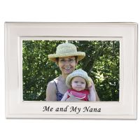 Lawrence Frames  Brushed Metal 4x6 Me and My Nana Picture Frame - Sentiments Collection