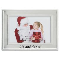 Lawrence Frames  Me and Santa Silver Plated 6x4 Picture Frame