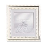 Lawrence Frames 723057 Silver Plated 5 by 7 Metal Picture Frame, Wide Border Engraveable