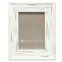 Lawrence Frames 795255 Wood Treasure Shadow Box Picture Frame, 5 X 5 Inch , White