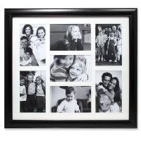 Lawrence Frames Black Collage Frame - Seven Opening 4x6 Gallery Frame