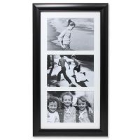 Lawrence Frames Black Collage Frame - Three Opening 5x7 Gallery Frame