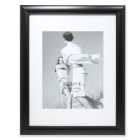 Lawrence Frames 11x14 Black Gallery Frame Matted to 8x10