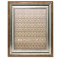 Lawrence Frames 8x10 Tatum Silver and Gold Picture Frame