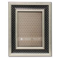 Lawrence Frames 648146 4x6 Pink Enamel and Satin Gold Metal Picture Frame-6x8 without Mat