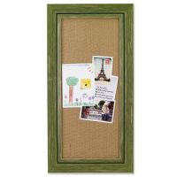 Lawrence Frames 8x20 Weathered Green Decorative Burlapboard Frame - Comes with Four Decorative Pins